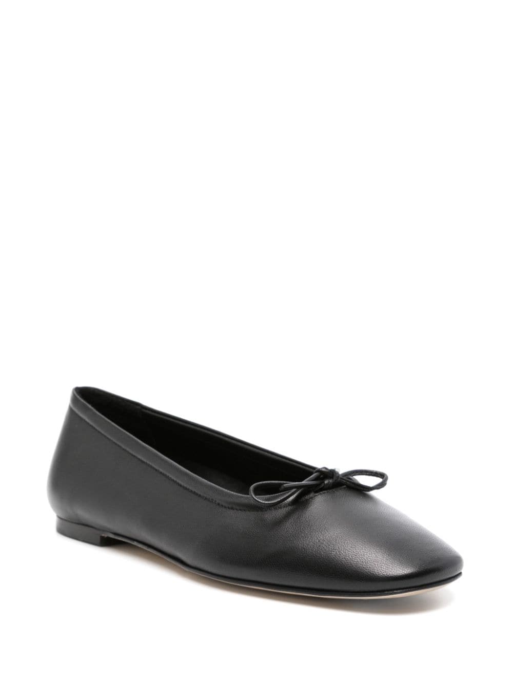 Shop Aeyde Delfina Ballet Flats In Black