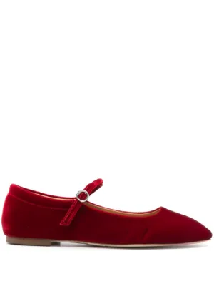 Gianvito Rossi Carla フラットシューズ | レッド | FARFETCH JP