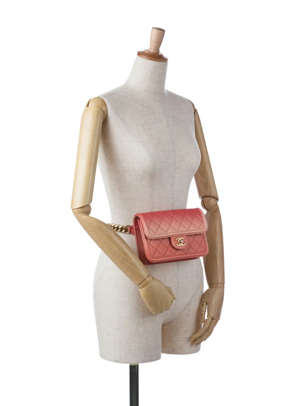 2019 Caviar Sunset On The Sea Flap Belt Bag