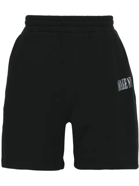 Awake NY logo-embroidered track shorts