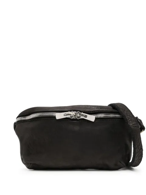 Guidi full-grain leather messenger bag
