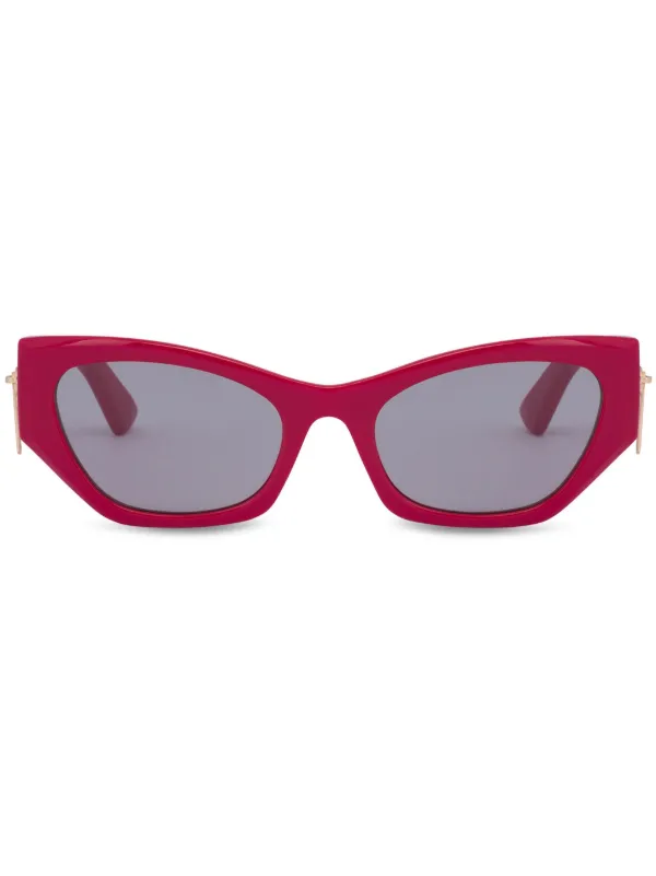 Moschino Eyewear zip detail cat eye Sunglasses Red FARFETCH HK