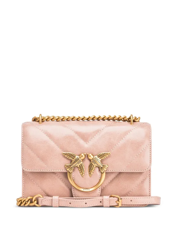 PINKO Love Dc Vitello Mini Bag | Pink | FARFETCH