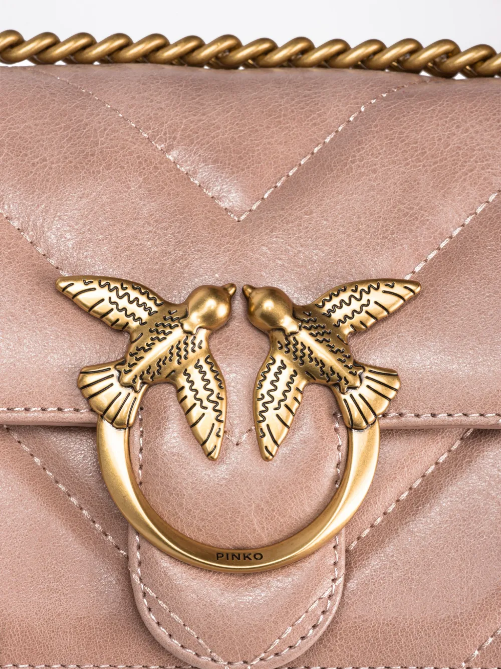 PINKO Love DC Vitello kleine tas Roze