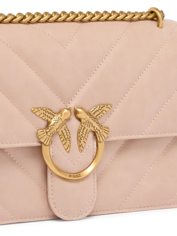 ショルダーバッグ・ポシェット Pinko LOVE ONE CLASSIC CROSSBODY BAG PINKO Love One Classic ショルダーバッグ | ピンク | FARFETCH JP