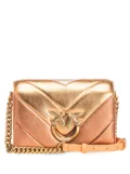 PINKO Love Bag quilted mini bag - Gold