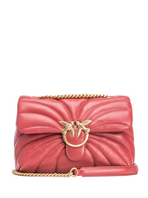 PINKO Love Puff leather crossbody bag