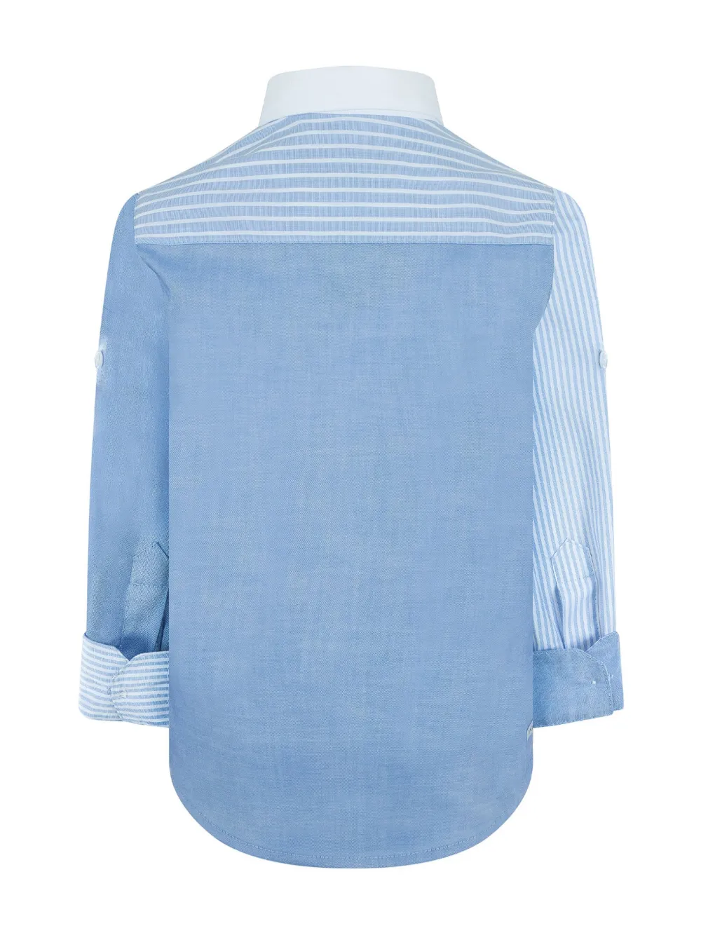 Lapin House Katoenen shirt met gestreept vlak - Blauw