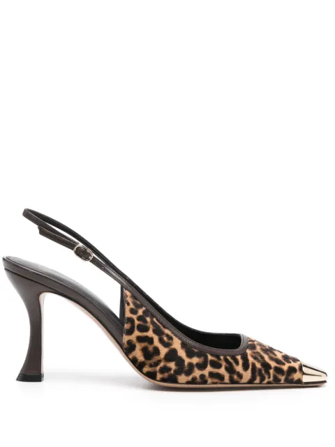 Alexandre Birman 85mm Olivia leopard-print pumps