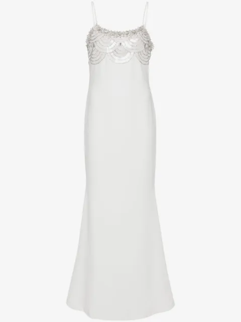 Amen vestido largo con detalles de cristal