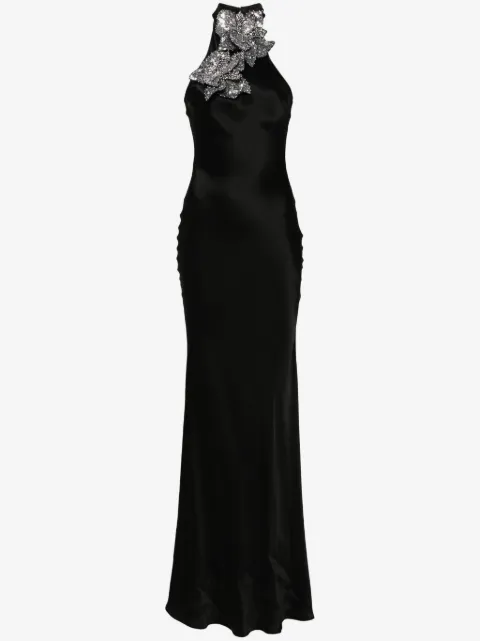 Amen vestido largo con detalles de cristal