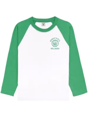 Sporty & Rich Wellness Ivy Cotton T-shirt | White | FARFETCH SG