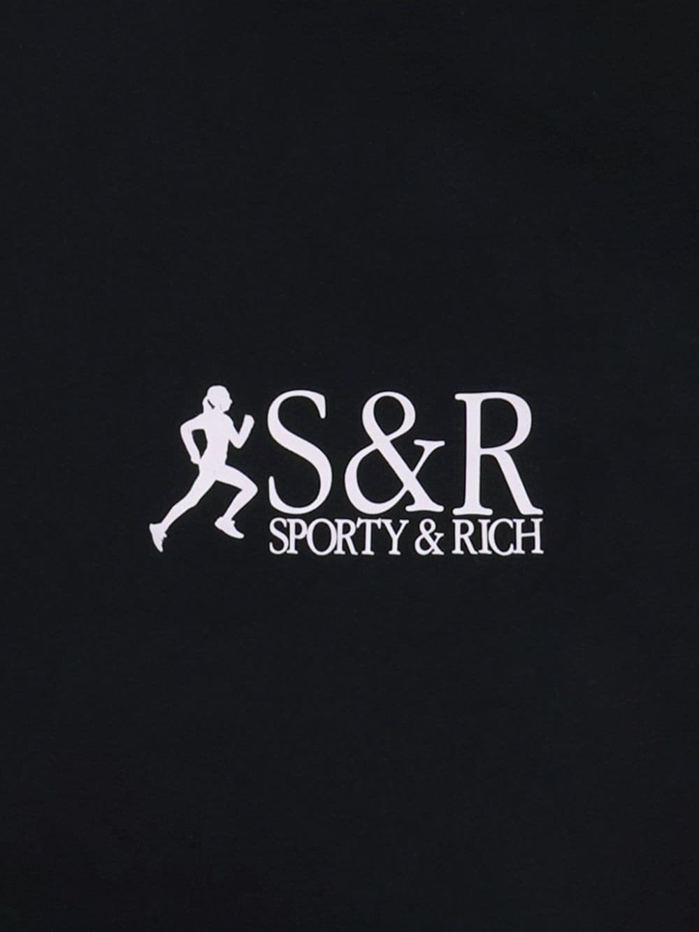 Sporty & Rich Tanktop met logoprint Zwart