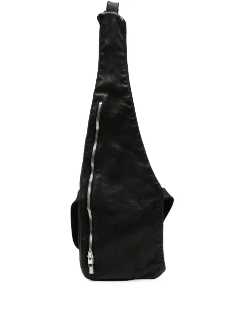 Guidi front zip-fastening belt bag
