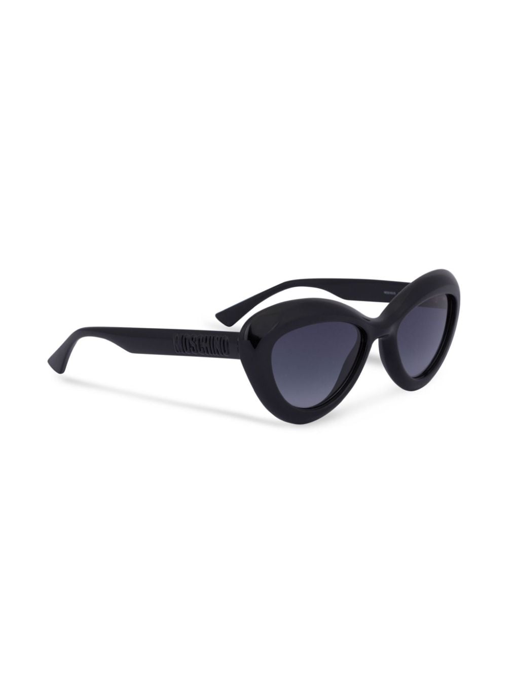 Moschino Eyewear Opblaasbare zonnebril met cat-eye montuur Zwart