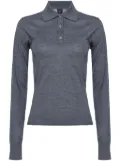 PINKO Liquoroso polo top - Grey