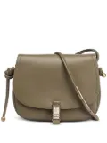 PINKO logo-lettering leather crossbody bag - Green