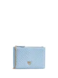 PINKO Flat Classic wallet on chain - Blue