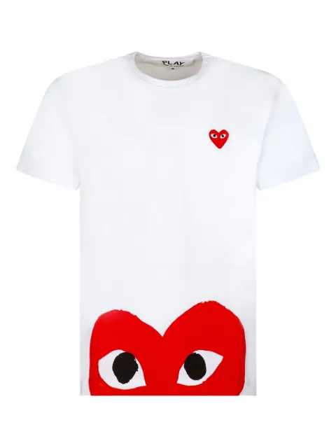 Comme Des Garçons heart-embellished T-shirt