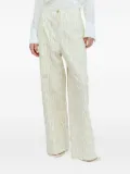 Song For The Mute zebra-print trousers - Neutrals