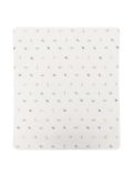 Emporio Armani Kids animal-print cotton blanket - White