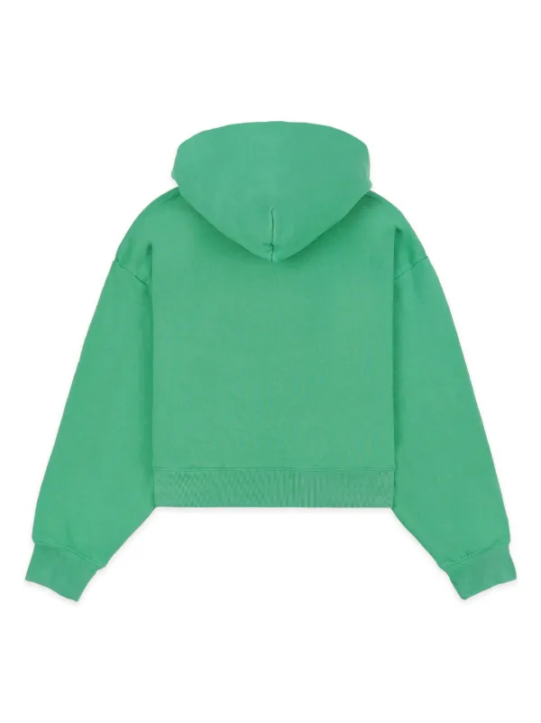 Sporty&Rich｜HOODIES/SWEATS (SRHWC Cropped Hoodie - Verd Sporty & Rich SRHWC-print Cropped Hoodie | Green | FARFETCH