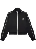 Sporty & Rich logo-embroidered track jacket - Black
