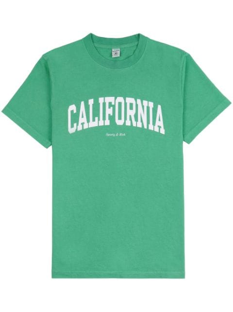 Sporty & Rich T-Shirt mit California-Print