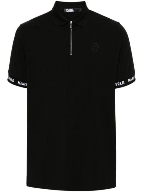 Karl Lagerfeld Ikonik Karl-motif polo shirt