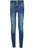 LIU JO buttoned skinny jeans - Blue