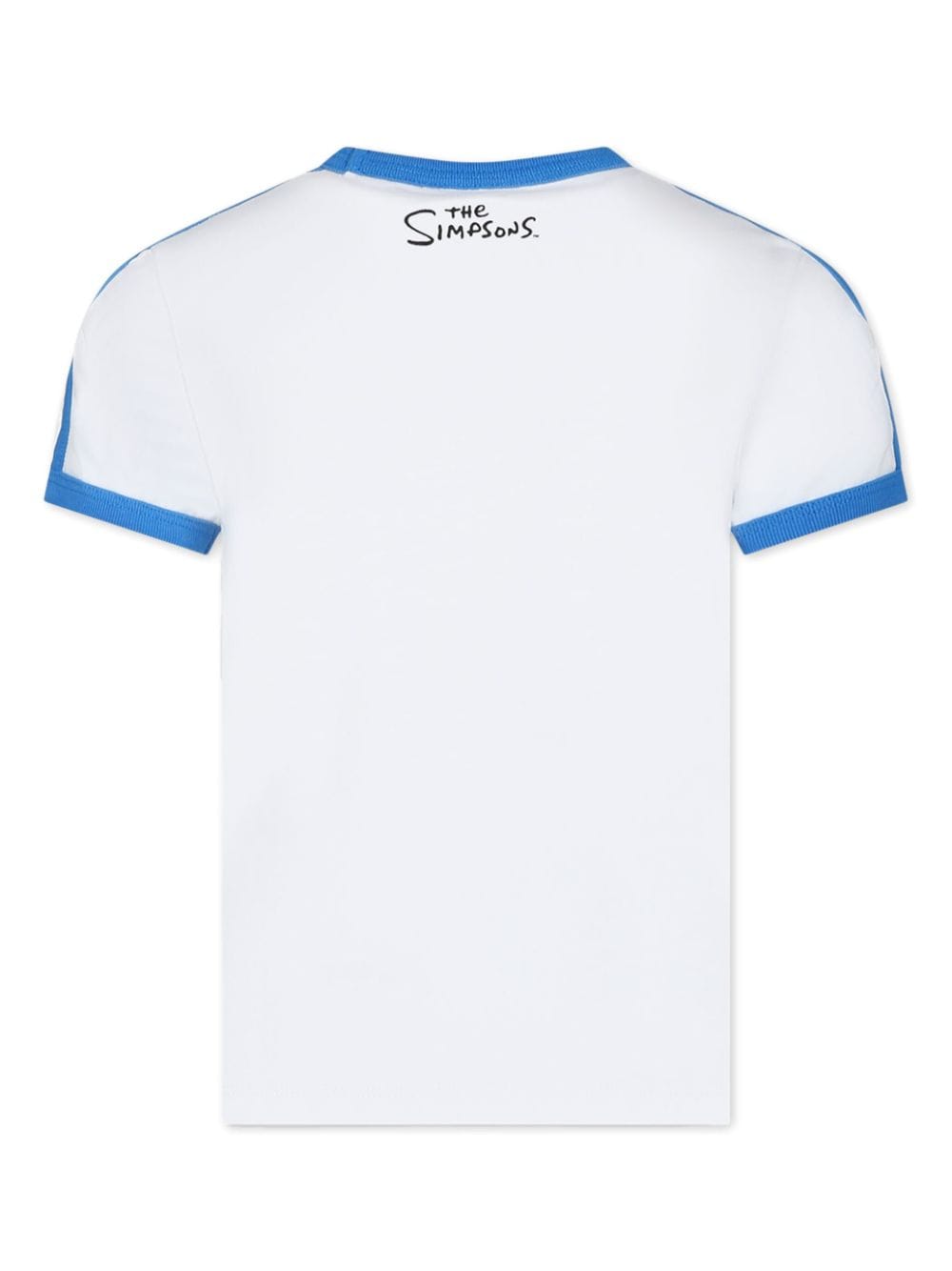 Shop Mc2 Saint Barth X The Simpsons Organic Cotton T-shirt In White