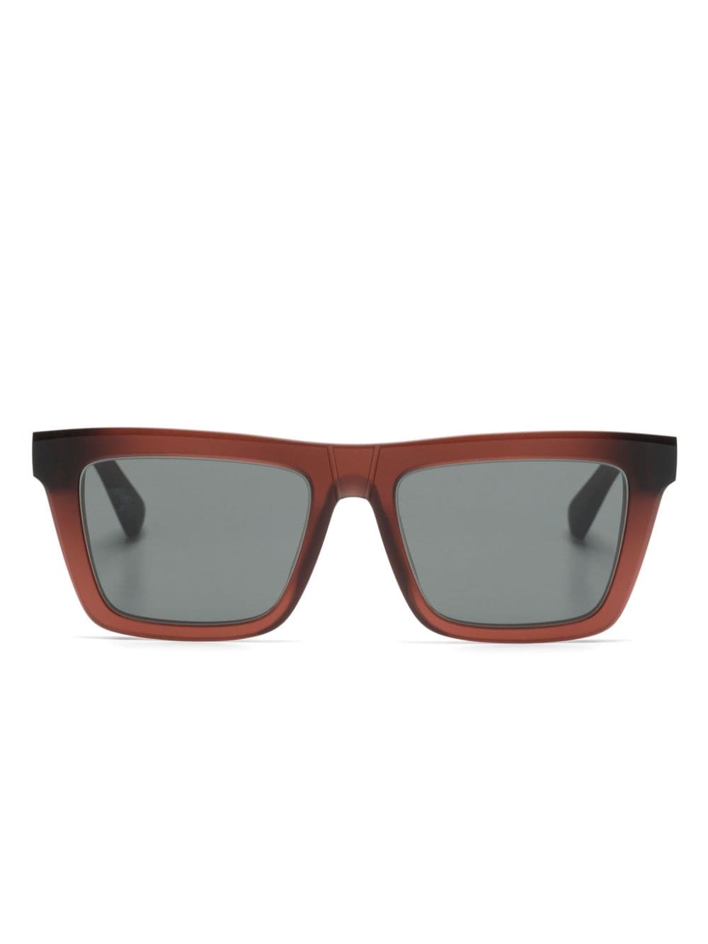 Mykita Lome zonnebril met vierkant montuur Rood