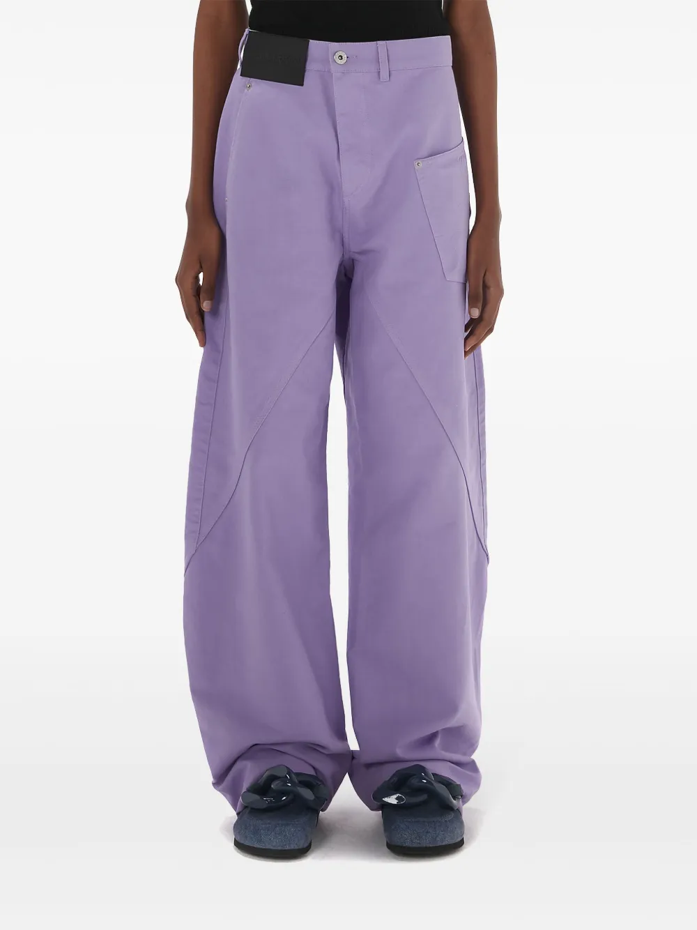 JW Anderson Gedraaide broek Paars