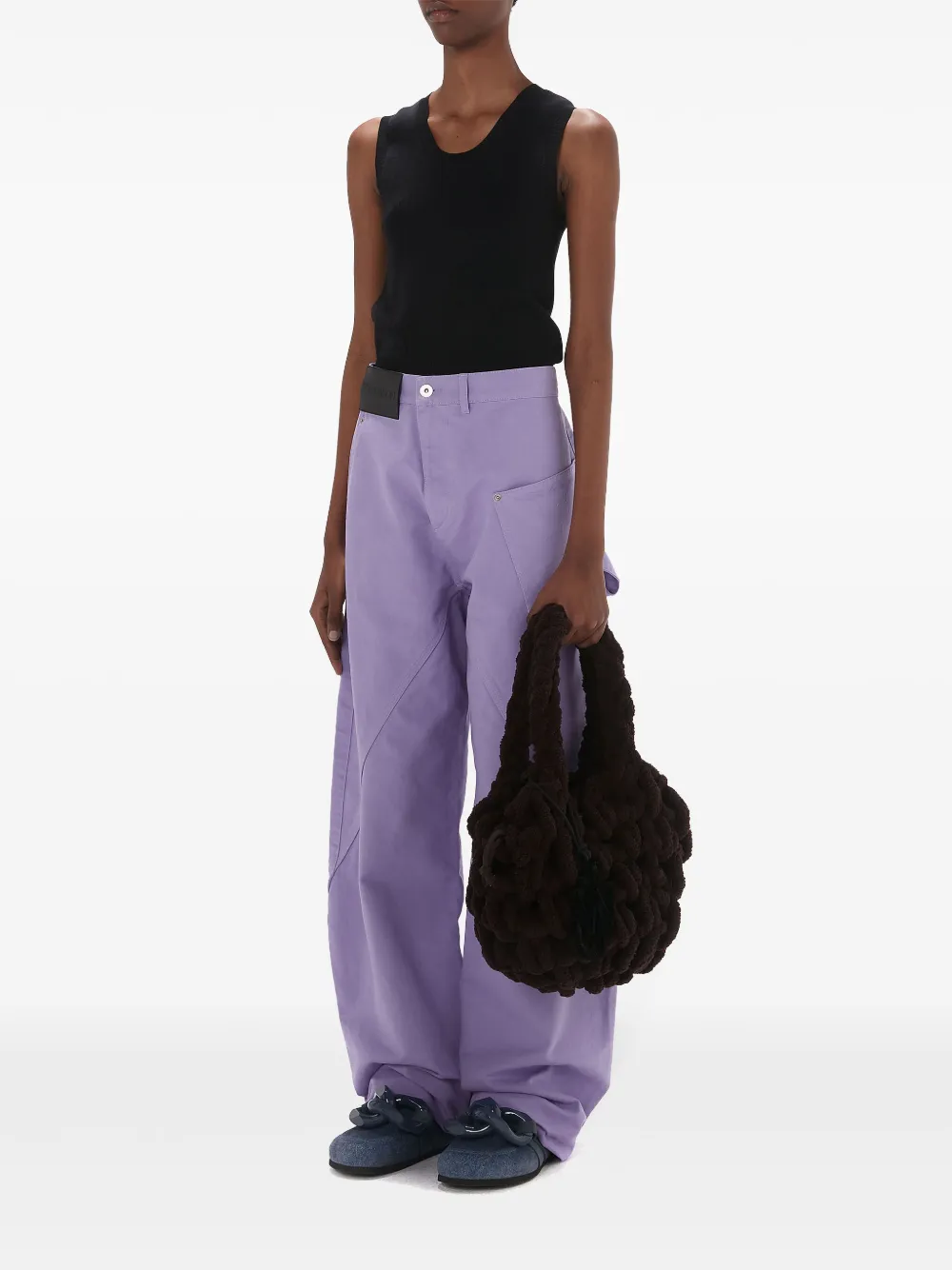 jwanderson JW Anderson Gedraaide broek - Paars