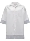 JW Anderson layered cotton shirt - White
