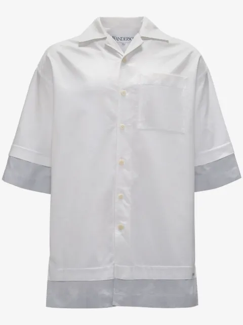 JW Anderson layered cotton shirt