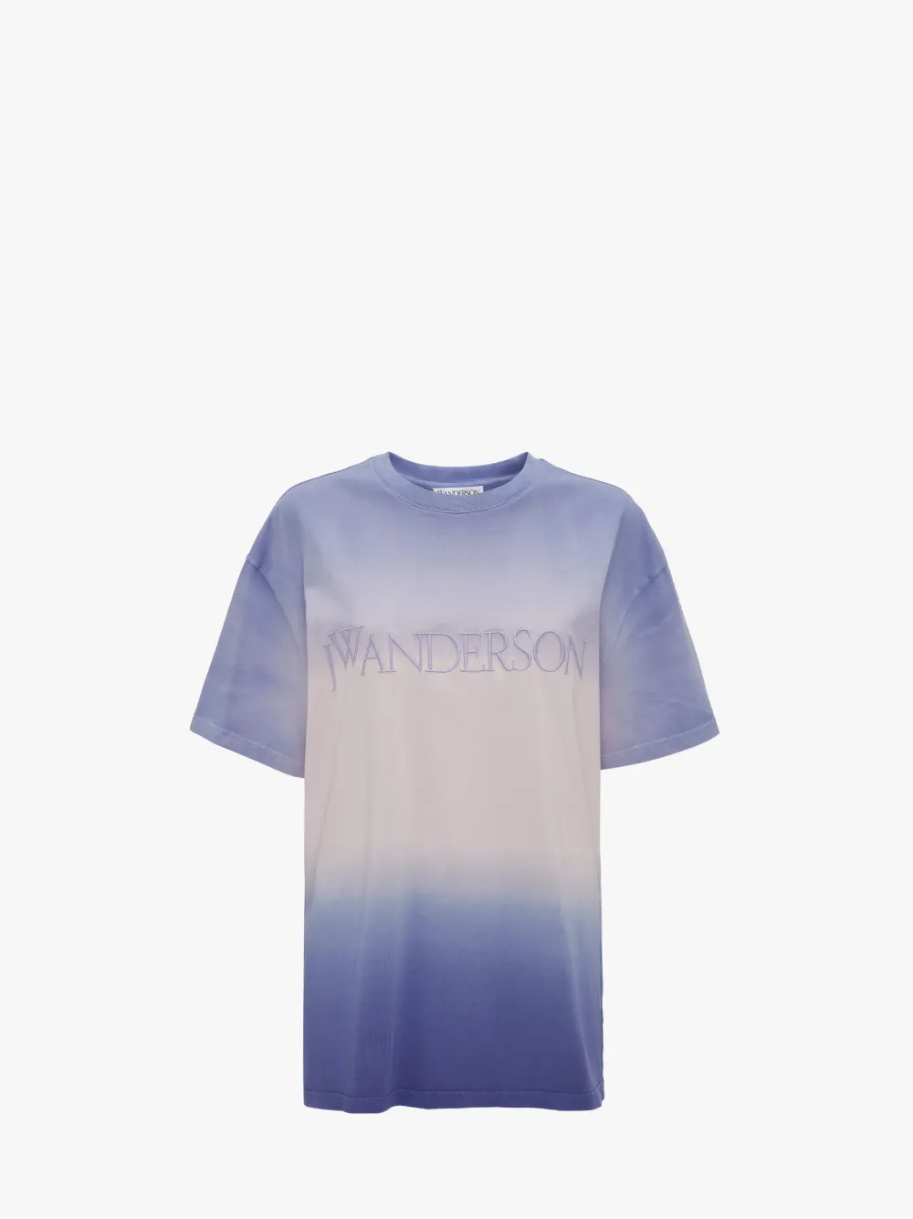 Jw Anderson Gradient T-shirt In Purple