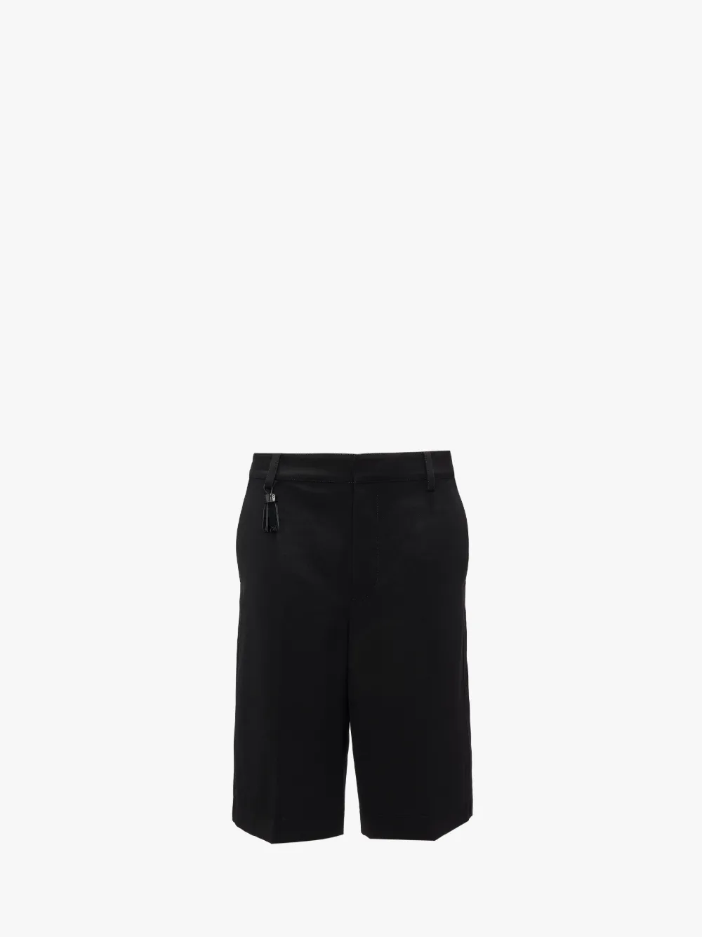 Shop Jw Anderson Tailored Shorts With Tassel In Black