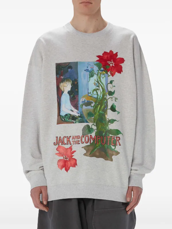 JW Anderson グラフィック スウェットシャツ | グレー | FARFETCH JP JW Anderson グラフィック スウェットシャツ | グレー | FARFETCH JP