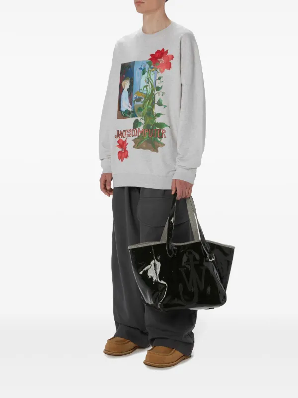 JW Anderson グラフィック スウェットシャツ | グレー | FARFETCH JP JW Anderson グラフィック スウェットシャツ | グレー | FARFETCH JP