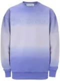 JW Anderson logo-embroidered gradient sweatshirt - Purple