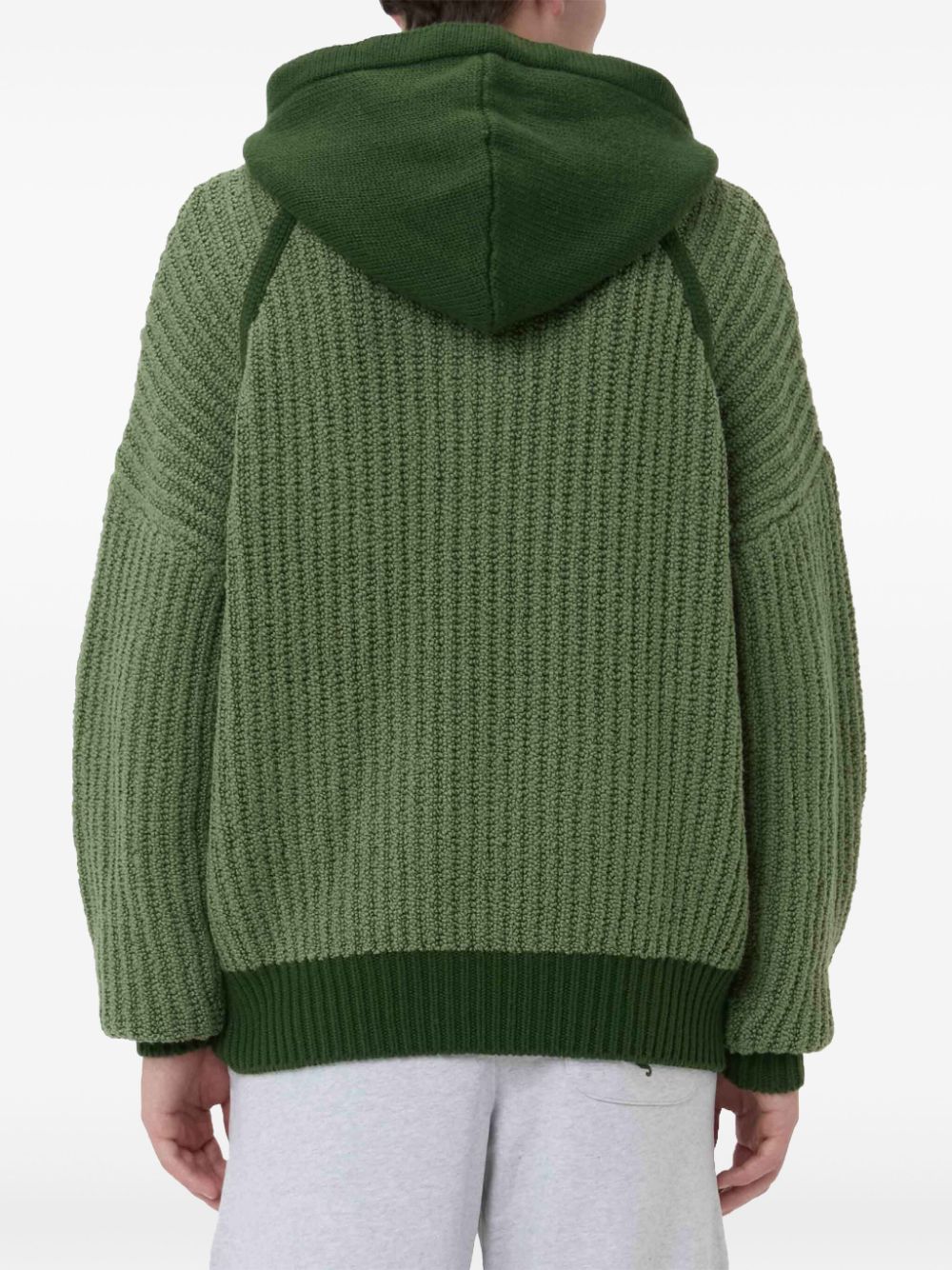 JW Anderson ribbed-knit hoodie Men