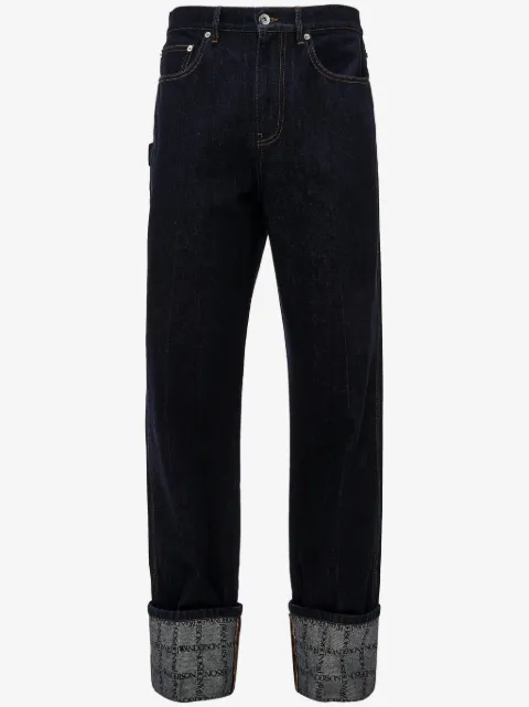 JW Anderson jean droit à taille mi-haute