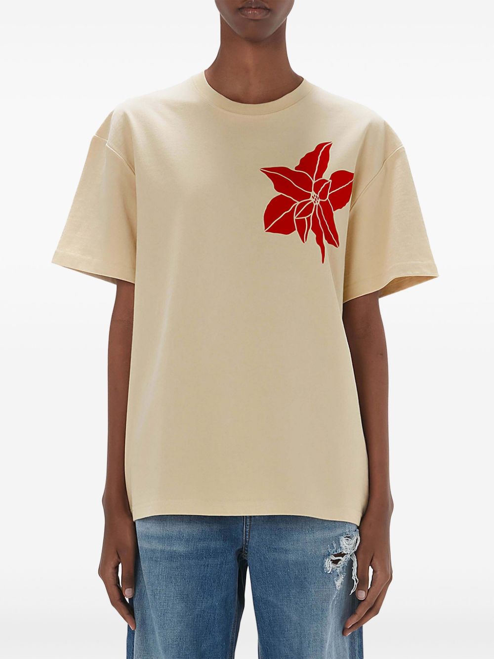 JW Anderson floral-motif T-shirt Women