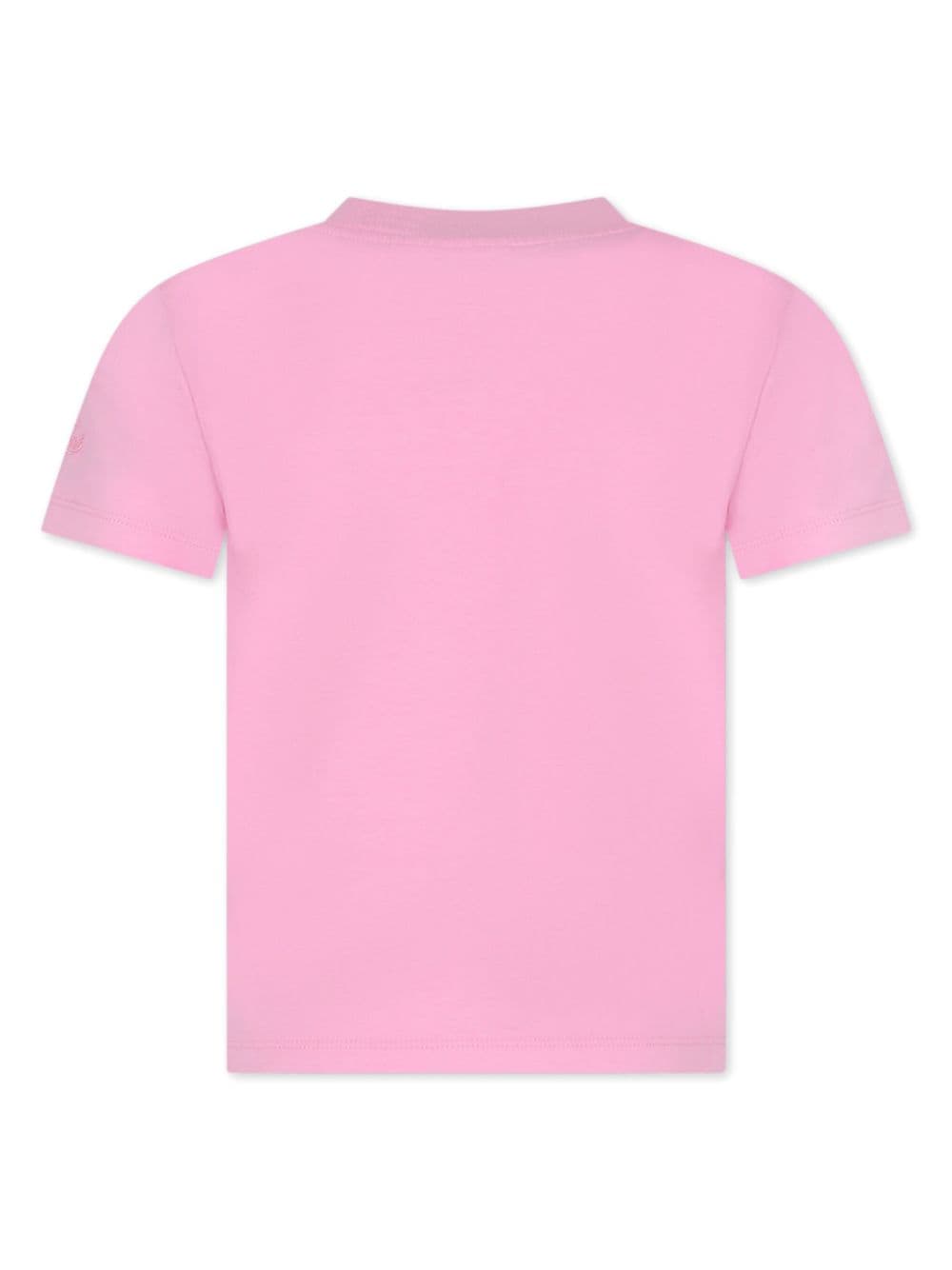 Shop Mc2 Saint Barth Smurfette-print Cotton T-shirt In Pink