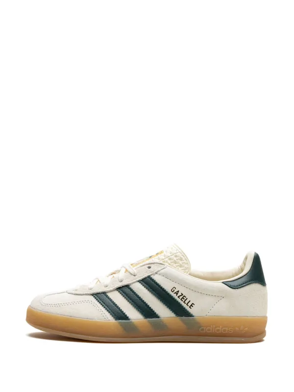 adidas gazelle silver green womens adidas Originals GAZELLE INDOOR W Gazelle Indoor Gum Sole Leather Snea