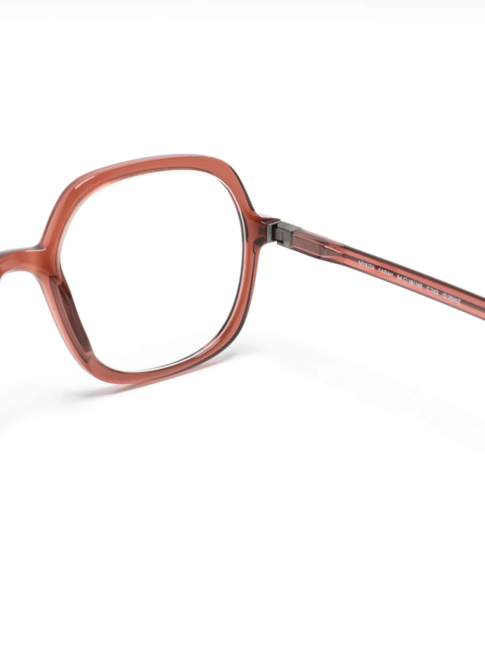 Mykita Farah bril met vierkant montuur Rood