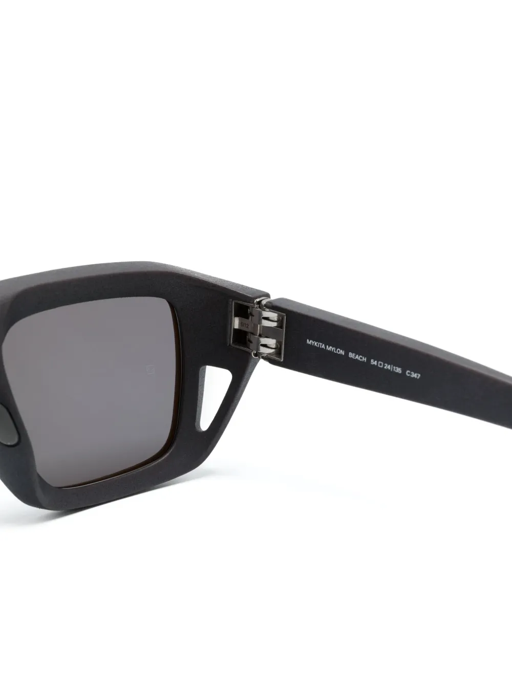 Mykita Beach zonnebril met navigator montuur Zwart