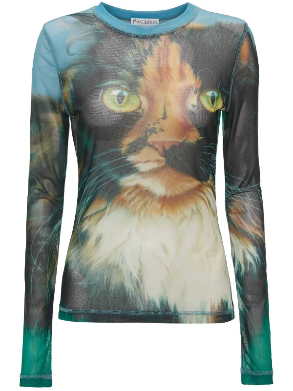 Dolce and gabbana cat shirt best sale