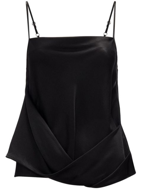 JW Anderson draped satin tank top Women